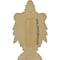 Ekena Millwork 5 1/8"W x 6 7/8"H x 1 1/8"P Urn Center Onlay ONL05X06X01UR - alternate 4